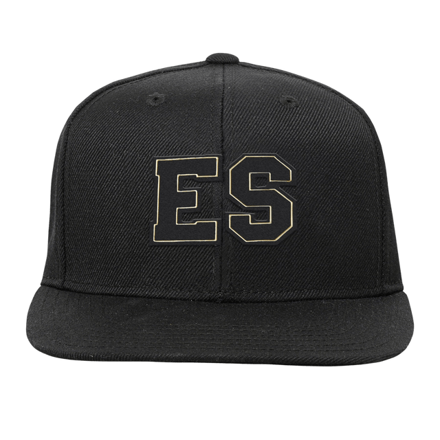 El Salvador Black Flat Hat - MuchoFut