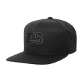 El Salvador Black Flat Hat - MuchoFut