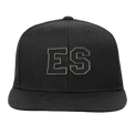 El Salvador Black Flat Hat - MuchoFut