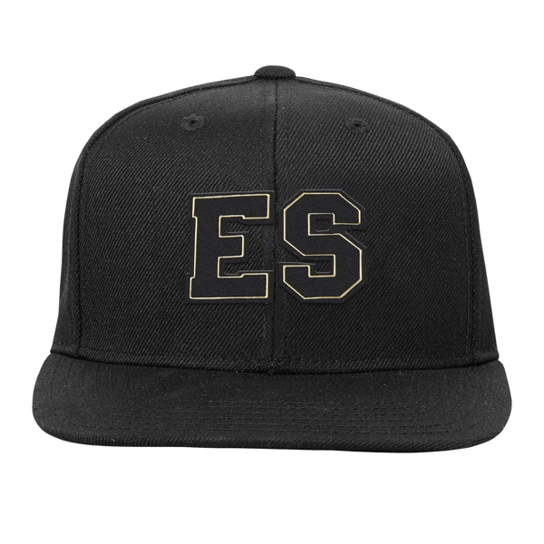 El Salvador Black Flat Hat - MuchoFut