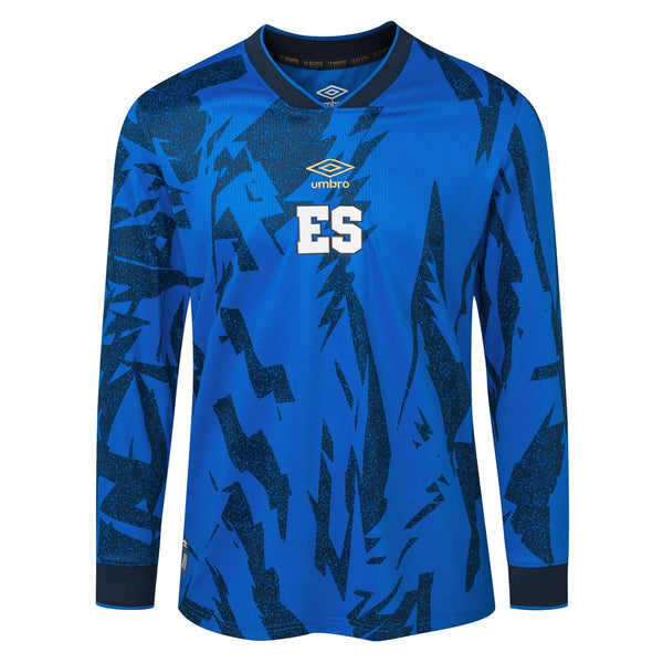 El Salvador Men's Home Long Sleeve Jersey 2023 - MuchoFut