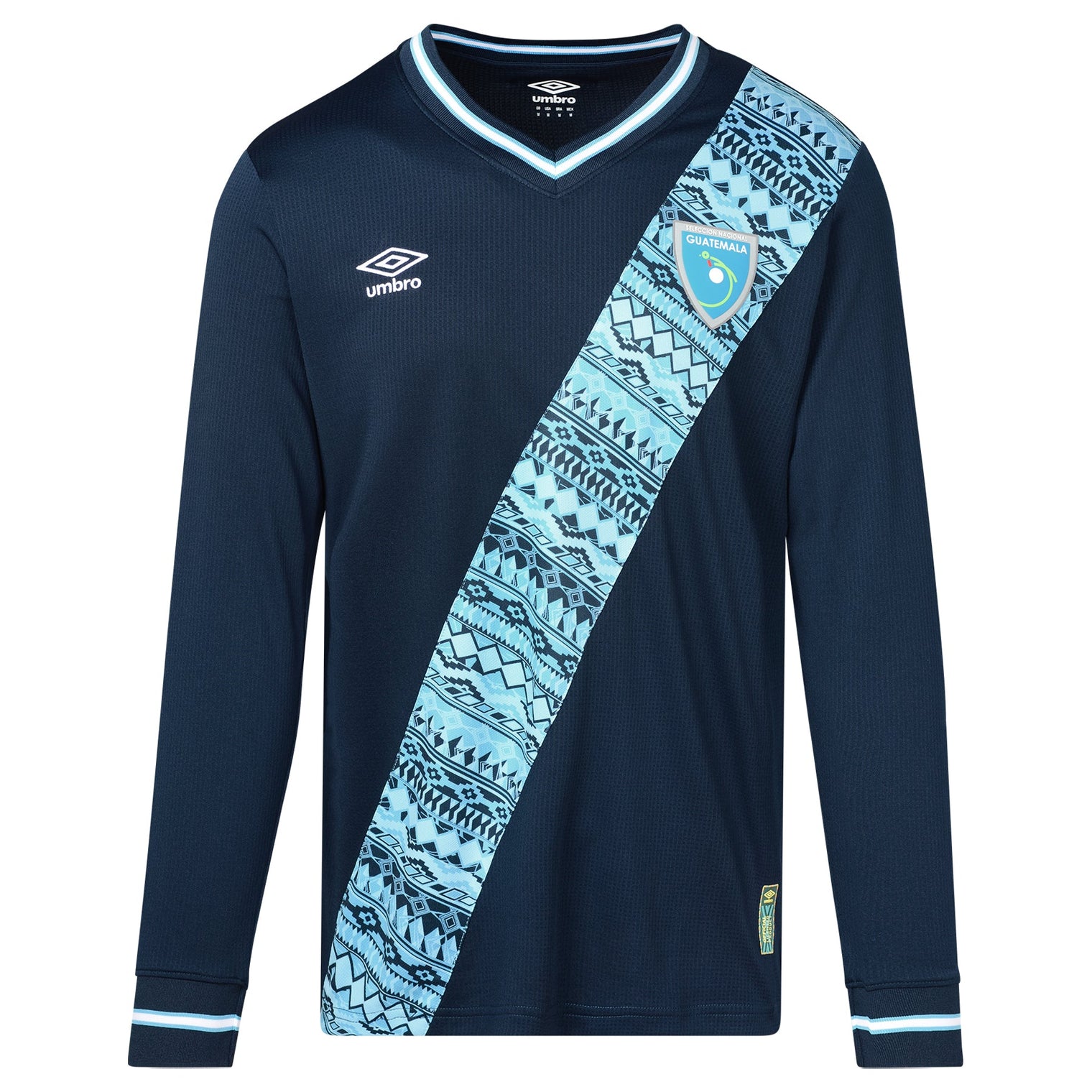 Guatemala Men's Away Long Sleeve Jersey - MuchoFut