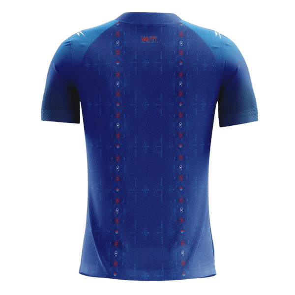 Haiti Men's Soccer Team Fans Jersey Blue - MuchoFut