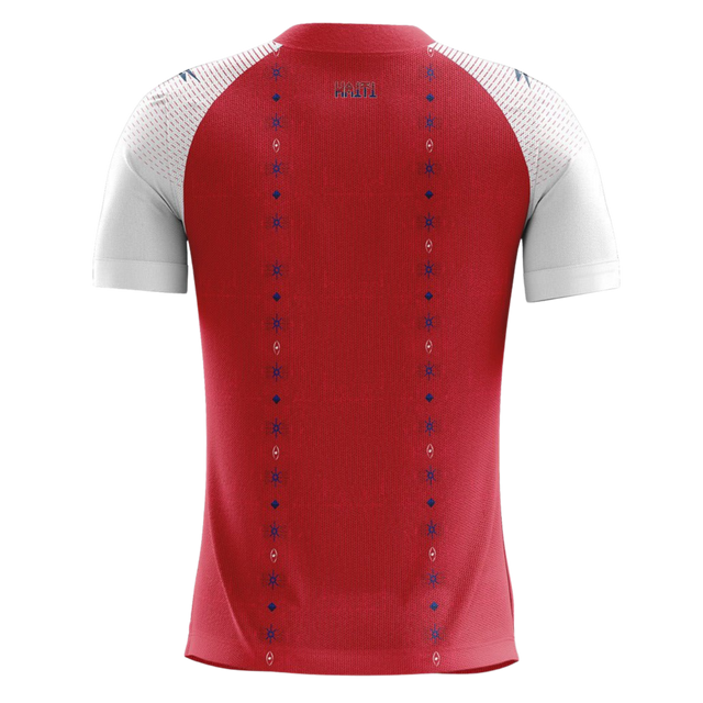 Jersey Haiti Hombre Rojo 2025/26 Espalda - MuchoFut
