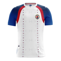 Haiti Men's Soccer Team Fans Jersey White - MuchoFut