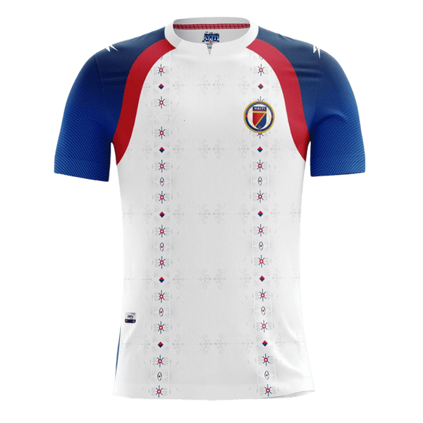 Haiti Men's Soccer Team Fans Jersey White - MuchoFut