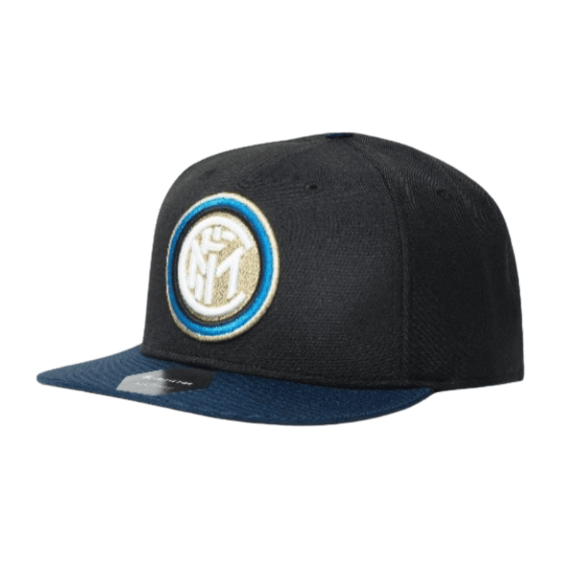 Inter Milan Flat Core Snapback Hat - MuchoFut